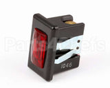 01088.0000 Bunn Lamp, Red Lens-Blk Bezel 120V