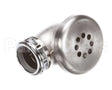 011356-45 T&S Brass Overflow Head Assembly, Chrome-Plated Br