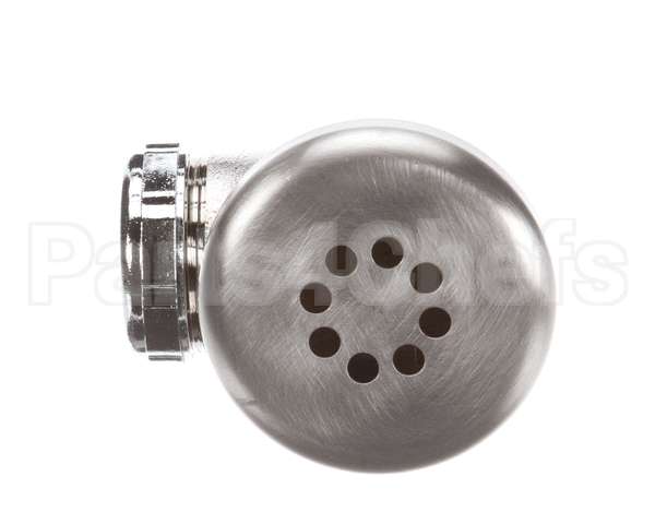 011356-45 T&S Brass Overflow Head Assembly, Chrome-Plated Br