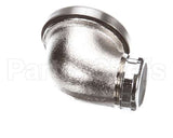 011356-45 T&S Brass Overflow Head Assembly, Chrome-Plated Br