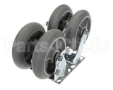 011P00413 Alliance Manufacturing Swivel W Brake Caster: D24/D28
