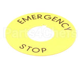 0121038 Meiko Adhesive Plate Schrifteinlage
