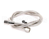 013E-48H T&S Brass Flexible Stainless Steel Hose, 48 Length