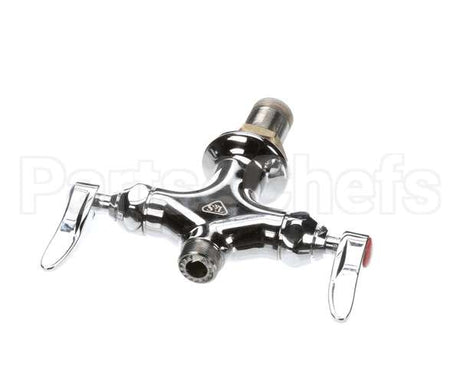 014207-40 T&S Brass Easy Install Base Faucet: Single Hole, D