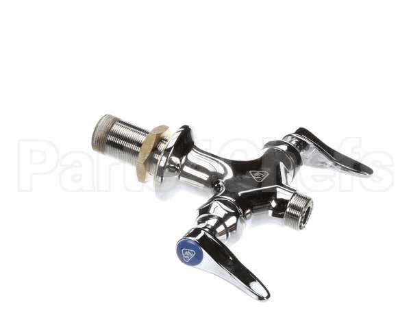 014207-40 T&S Brass Easy Install Base Faucet: Single Hole, D