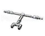 017212-40 T&S Brass Y Fitting & Vb Swivel Tee W/ (2) Vacuum