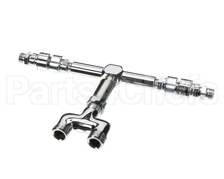 017212-40 T&S Brass Y Fitting & Vb Swivel Tee W/ (2) Vacuum