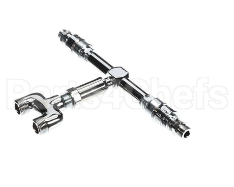 017212-40 T&S Brass Y Fitting & Vb Swivel Tee W/ (2) Vacuum