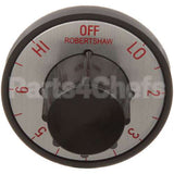 0177950 Compatible Seco Black Knob 2 D, Off-Low-2-6-Hi