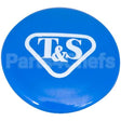 018506-19NS Compatible TS Brass Blue Button