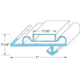 02-10090-0005 Compatible Anthony Door Gasket 25-1/4W X 70L Od