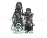 02-160620 Master-Bilt Casters Set/4, 2 Locking 2 Non