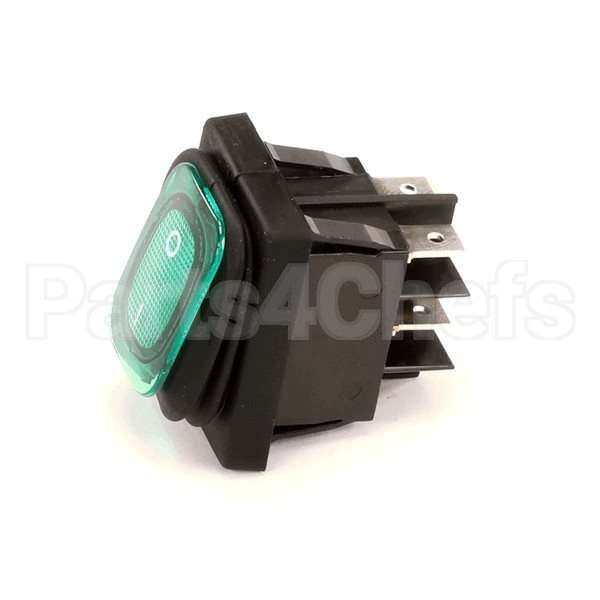 02-19-239-00 Compatible Hatco Switch, Roc, Dpst, 125V, Green