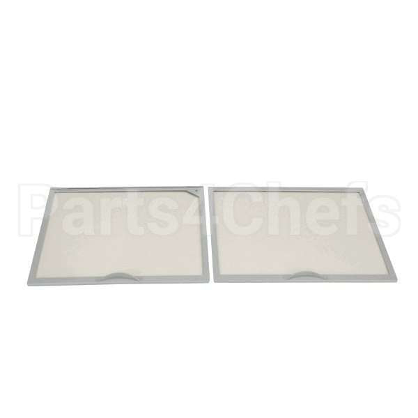 02-72476 Compatible Master-Bilt Glass Lids(Pair) Msf-43A Sd-35