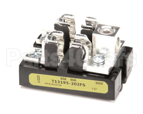 02.41.001.00 Hatco Fuse Block 60A 300V 2P 2/0 Lug