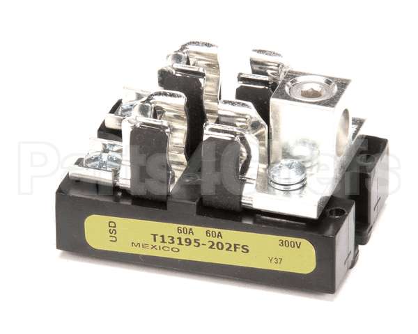 02.41.001.00 Hatco Fuse Block 60A 300V 2P 2/0 Lug