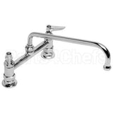 0221M Compatible TS Brass Faucet 8" Ctr Deck 12" Noz