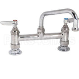 0222M Compatible TS Brass Faucet, 8"Deck, 6"Spt, Leadfree