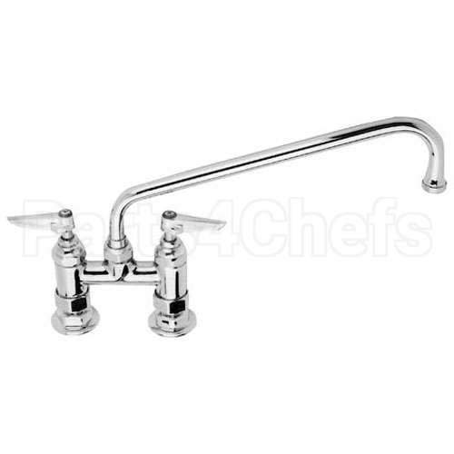 0225 Compatible TS Brass Faucet 4" Ctr Deck 12" Noz