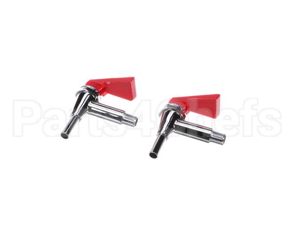 02596.7997 Bunn Faucet Assy,W/Ext-Red Handle&