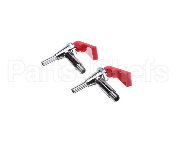 02596.7997 Bunn Faucet Assy,W/Ext-Red Handle&