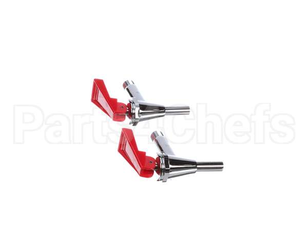 02596.7997 Bunn Faucet Assy,W/Ext-Red Handle&
