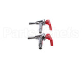02596.7997 Bunn Faucet Assy,W/Ext-Red Handle&