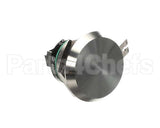 026-1223 Picard Ovens Piezoelectric 22.5Mm Push Button Stain