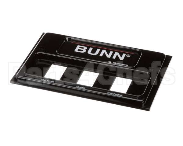 02610.0012 Bunn Front End Cap Assembly, Blk Pour-O