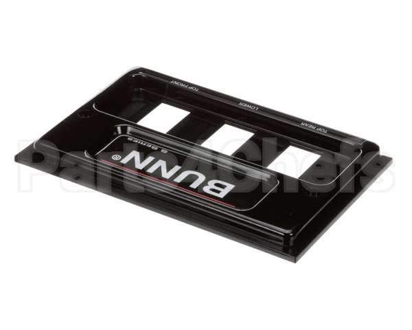 02610.0012 Bunn Front End Cap Assembly, Blk Pour-O