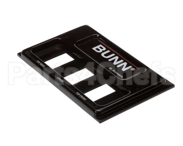 02610.0012 Bunn Front End Cap Assembly, Blk Pour-O