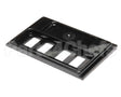 02625.0000 Bunn Front End Cap, 4-Hole Black