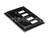 02625.0000 Bunn Front End Cap, 4-Hole Black