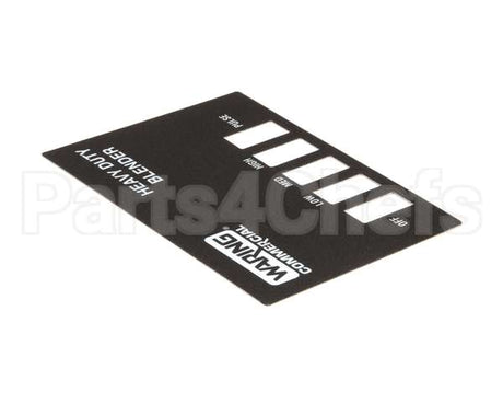 026724 Waring Name Plate