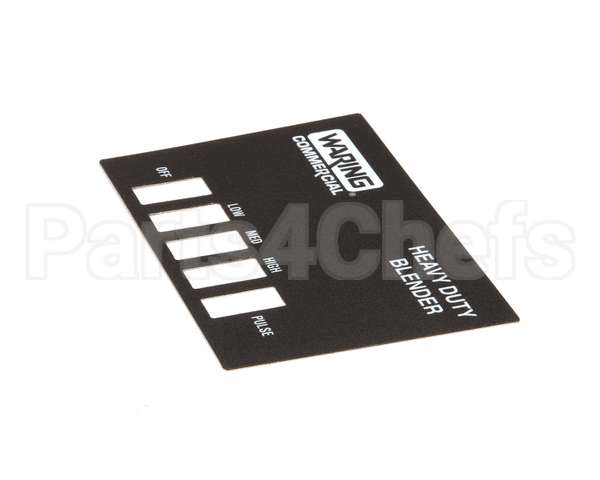 026724 Waring Name Plate