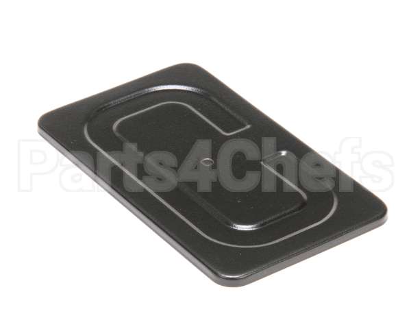 02722.0001 Bunn Lid, Pour-In Rect-Sst (Black)
