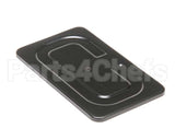 02722.0001 Bunn Lid, Pour-In Rect-Sst (Black)