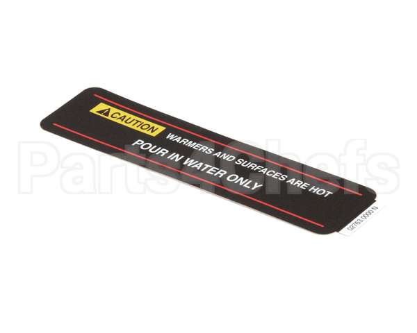 02763.0000 Bunn Decal,Caution-Hot Surf/Pourin
