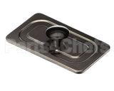 02770.0000 Bunn Lid Assembly, Sst W/Knob-Rect
