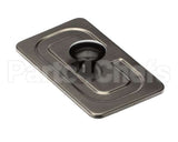 02770.0000 Bunn Lid Assembly, Sst W/Knob-Rect