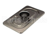 02770.0000 Bunn Lid Assembly, Sst W/Knob-Rect