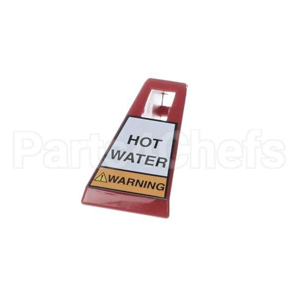 02861.0007 Compatible Bunn Faucethandle, Hot Water - Red