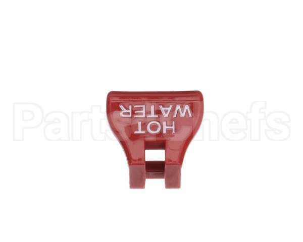 02861.1006 Bunn Kit, Faucet Handle Push Red-Warning Hot