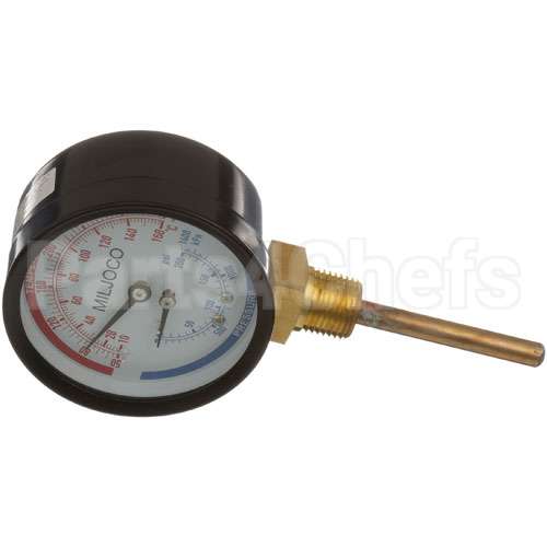 03-01-003 Compatible Hatco Press/Temp Gauge 3, 50-290 F, 0-200 Psi