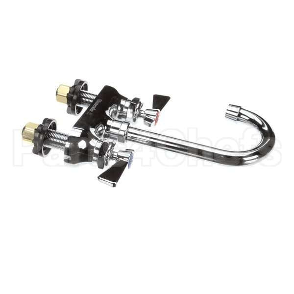 03000457 Compatible Glastender Faucet, Deck Mount With 3-1/2" Gooseneck