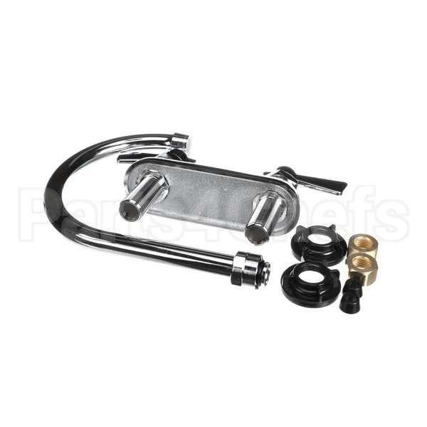 03000458 Compatible Glastender Faucet, Deck Mount With 6-1/4" Gooseneck