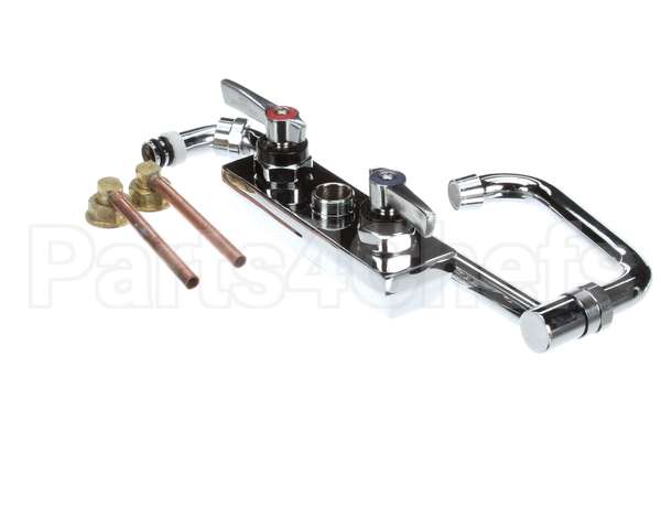 03000465 Glastender Faucet, Backsplash Mount With 18" Double