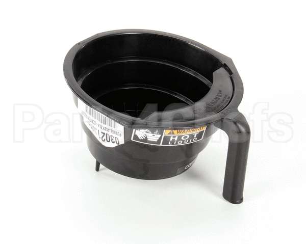 03021.0008 Bunn Funnel Assembly,Blk-Center Outlet