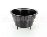 03021.0008 Bunn Funnel Assembly,Blk-Center Outlet