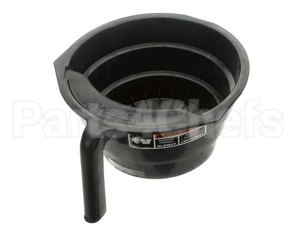 03021.7008 Bunn Funnel-Assy,Blk-Centre Outlet(Cdn)